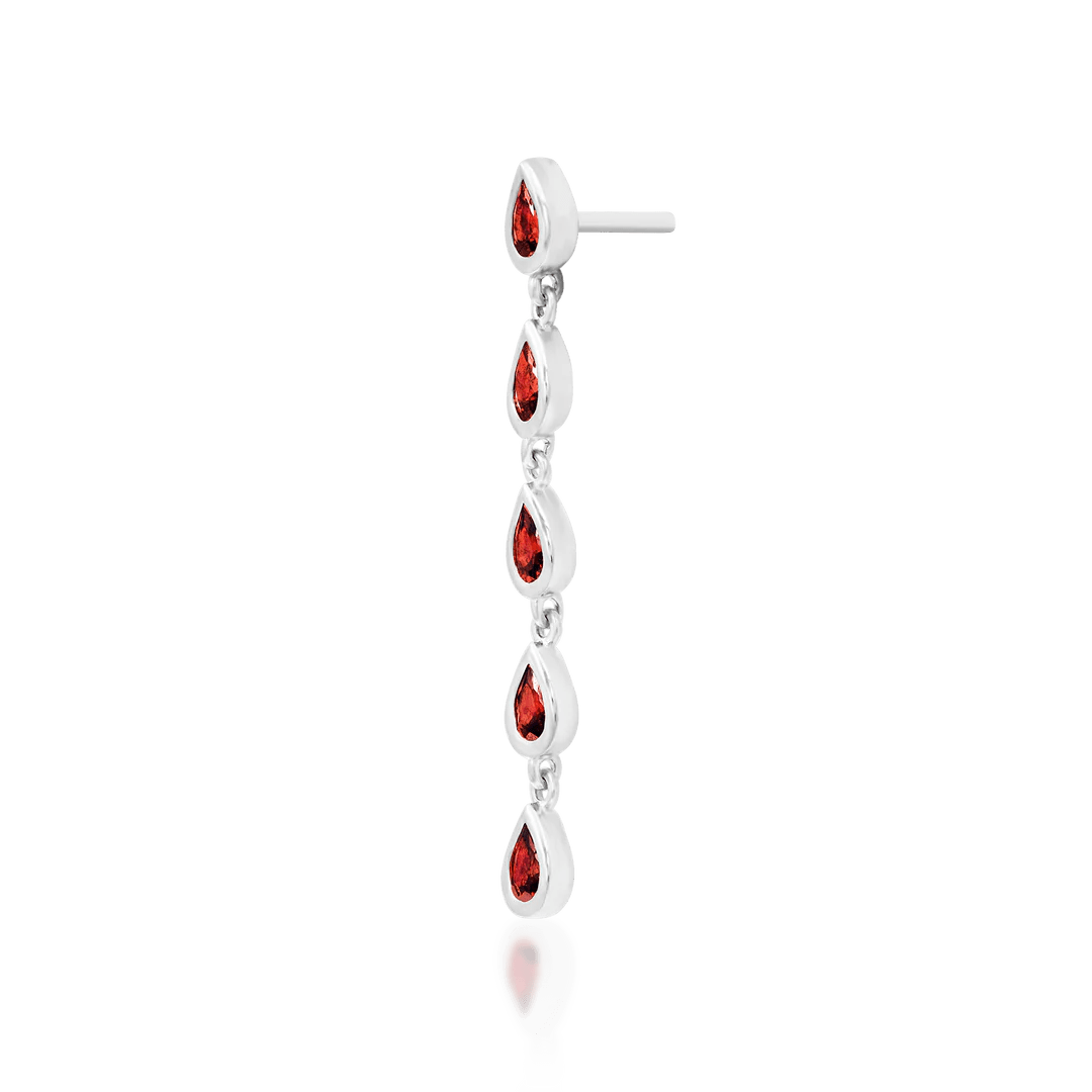 Ayuna Chains – 14K Gold & Garnet