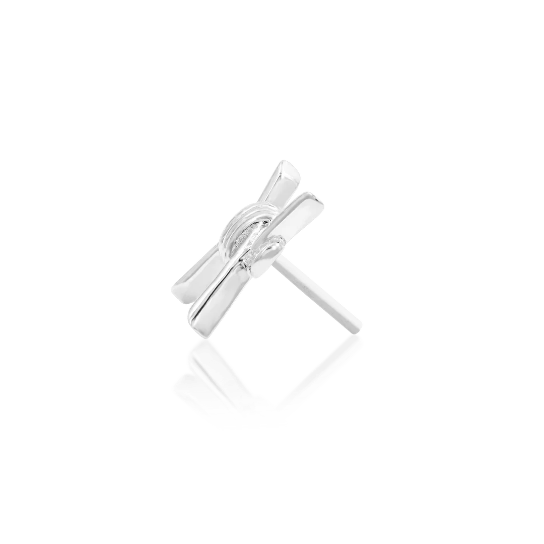 BARB-ARA 14K GOLD - THREADLESS END piercing-zone.com