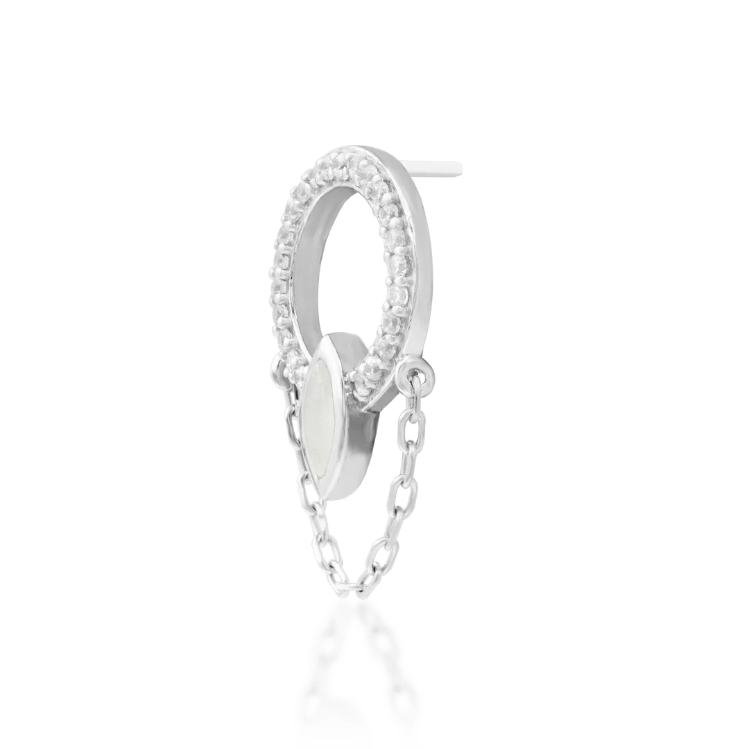 Brenna Decorative Charm – 14K Gold Threadless Jewelry