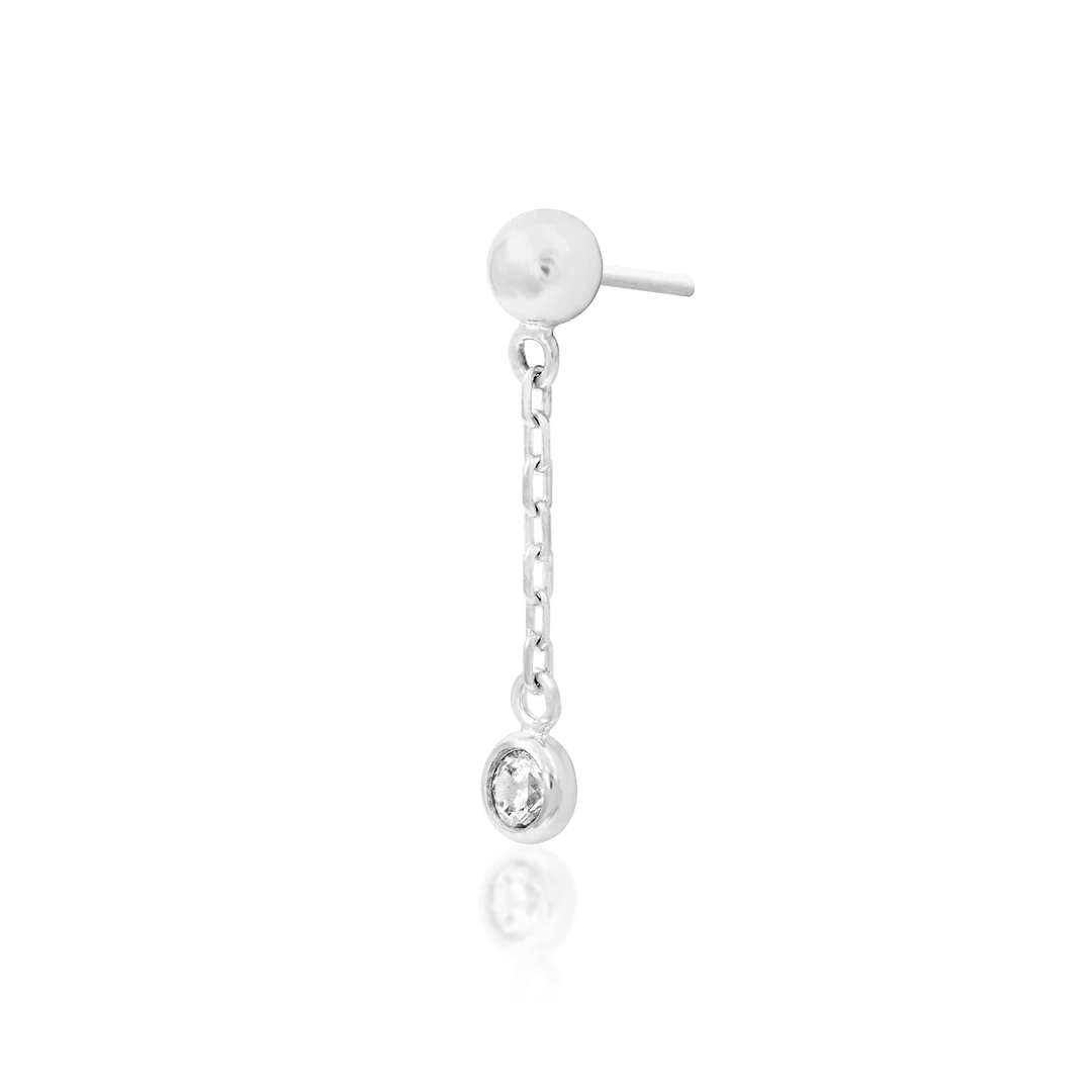 Daphne Chains – 14K Gold Threadless End with CZ Gemstone