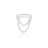 Daria Chains – 14K Gold Threadless End with Double Chain Accent