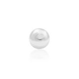 Dome – Polished 3D Disk – 14K Gold Threadless End