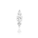 Top-down image of Elated in white gold – symmetry and sparkle