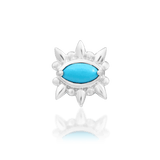 Top-down image of Garner in white gold – bold geometric layout