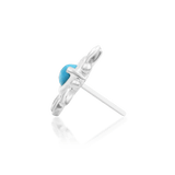 Garner – 14K Gold Turquoise Threadless End