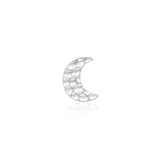 HAMMERED MOON-14K GOLD piercing-zone.com