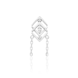 Iris Chains – 14K Gold & Cubic Zirconia Threadless End