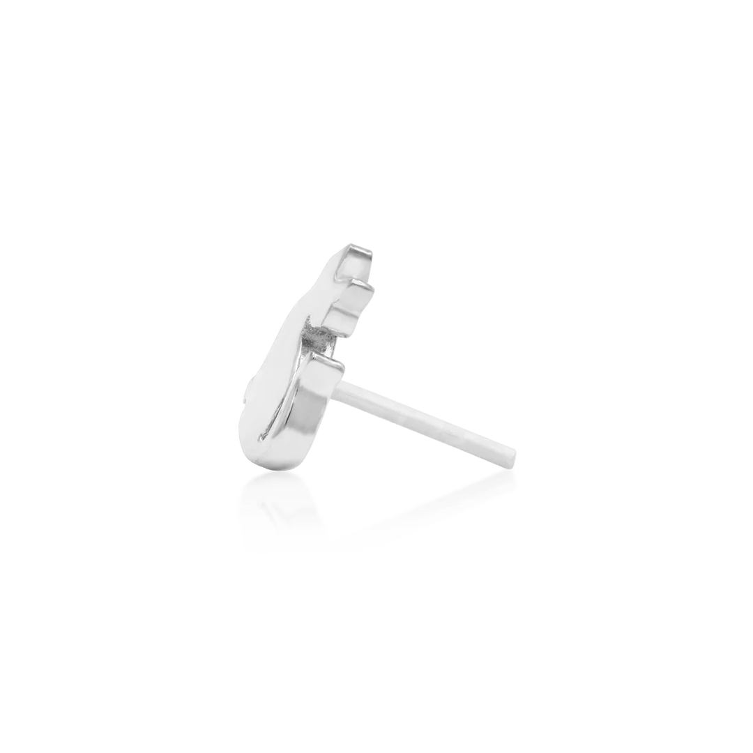 JUNI-PURR GOLD 14K  - THREADLESS END piercing-zone.com