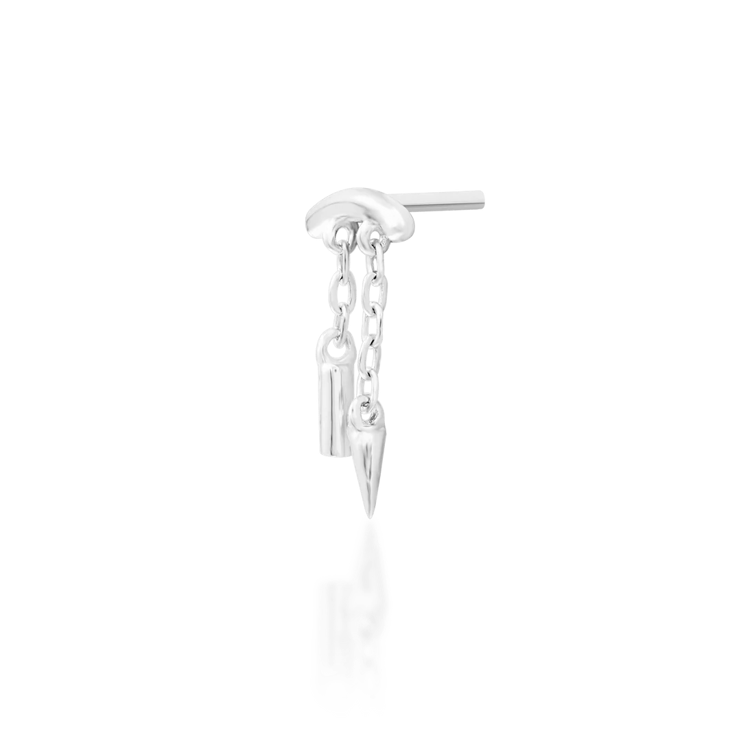 Kian Threadless - 14K Gold