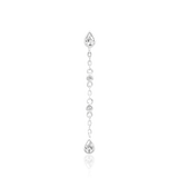 Maria Chains Cubic Zirconia – 14K Gold Threadless End