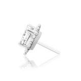 Side Angle of Meet Cute Gold End Showing Stone Brilliance