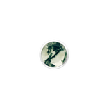 Moss Cab – 14K Gold Moss Agate Threadless End
