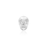 CRYSTAL SKULL 14K GOLD - THREADLESS END piercing-zone.com