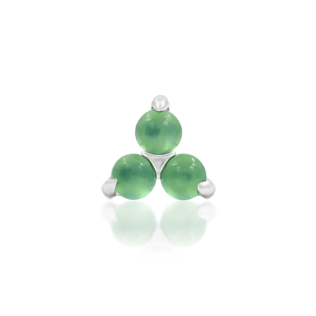 Valley – 14K Gold Chrysoprase Threadless End