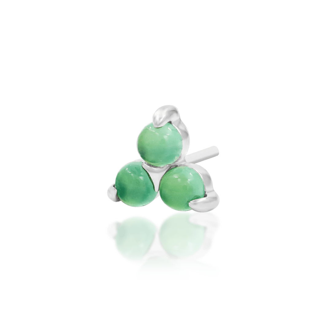 Valley – 14K Gold Chrysoprase Threadless End