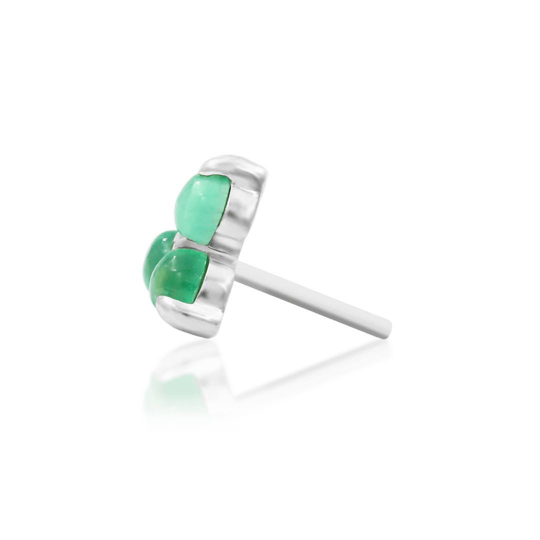Valley – 14K Gold Chrysoprase Threadless End