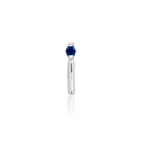 Top view of Vast jewelry in white gold – minimal vertical layout