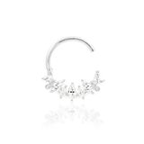 Winter Seam Ring – 14K Gold with Cubic Zirconia