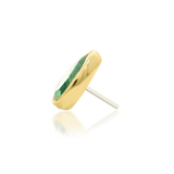 Aeverie – 14K Gold Moss Agate Threadless End