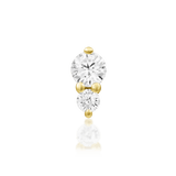 Aman – 14K Gold & Cubic Zirconia Threadless End