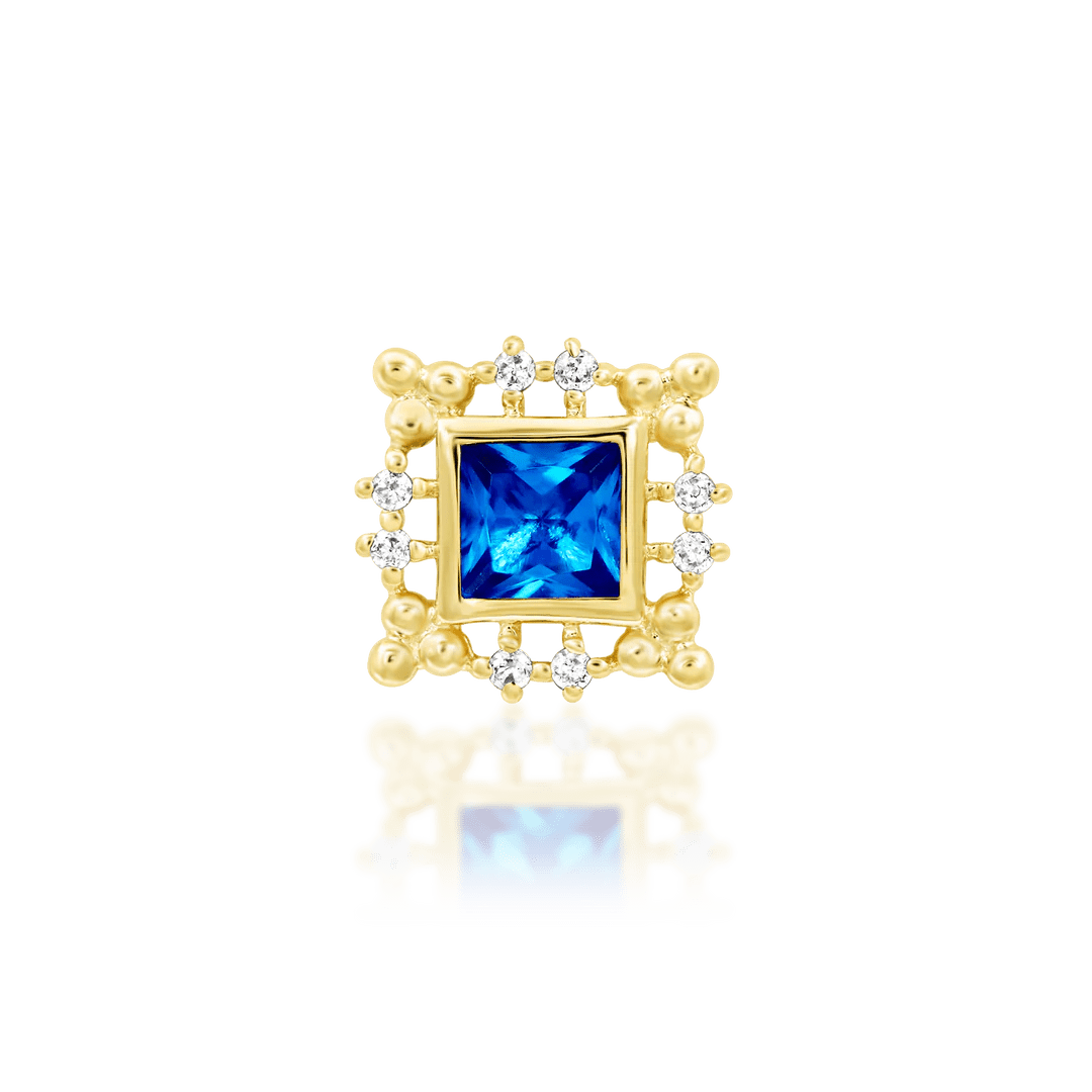 Amaris Threadless -14K Gold