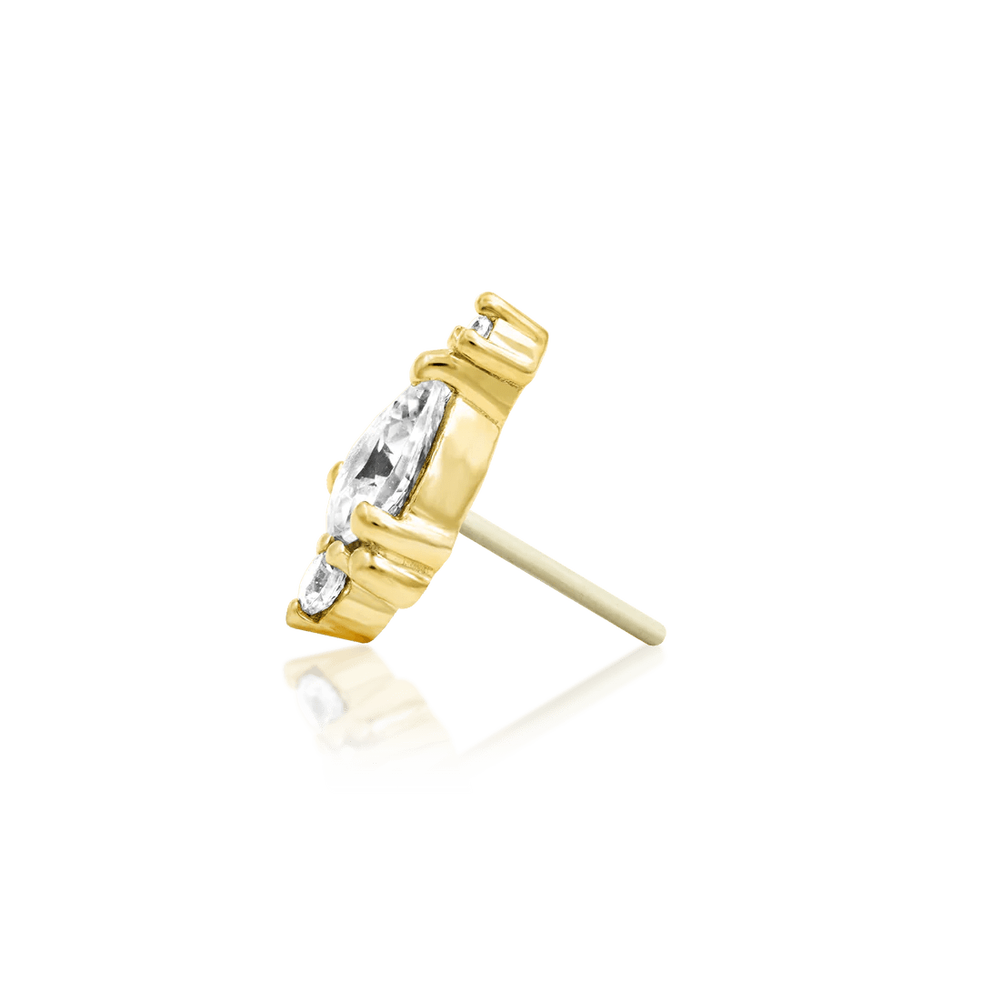 AMELIA-14K GOLD piercing-zone.com
