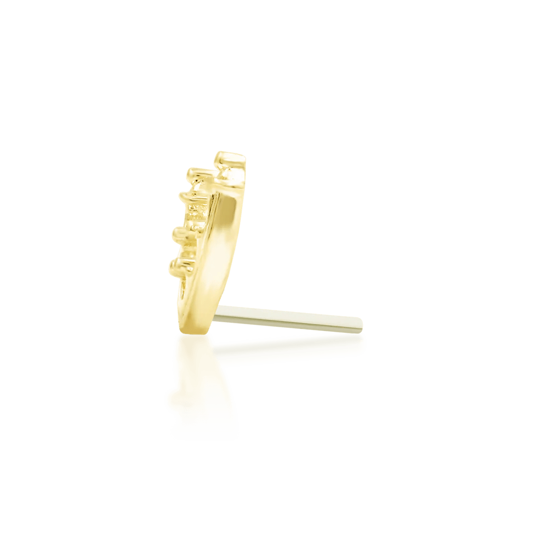 Anya – 14K Gold Threadless End