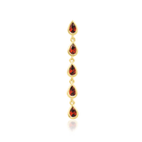 Ayuna Chains – 14K Gold & Garnet