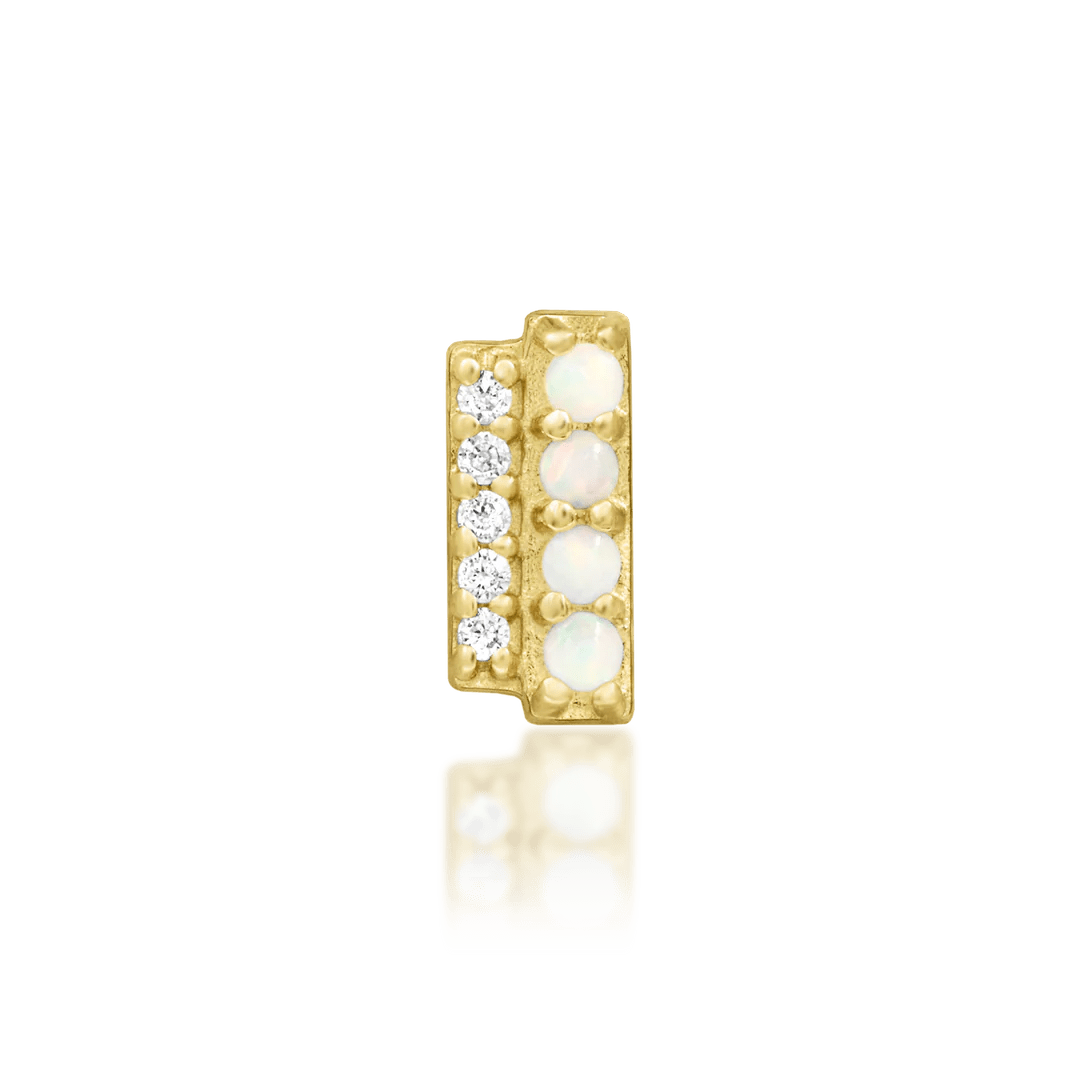 Bartlett Decorative Charm – 14K Gold Threadless Jewelry