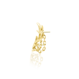 Chained Antler Chains – 14K Gold Threadless End
