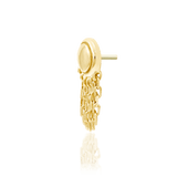 Charlie Chains – 14K Gold Threadless End with Chain Fringe