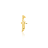 CUT ABOVE 14K GOLD  - THREADLESS END piercing-zone.com