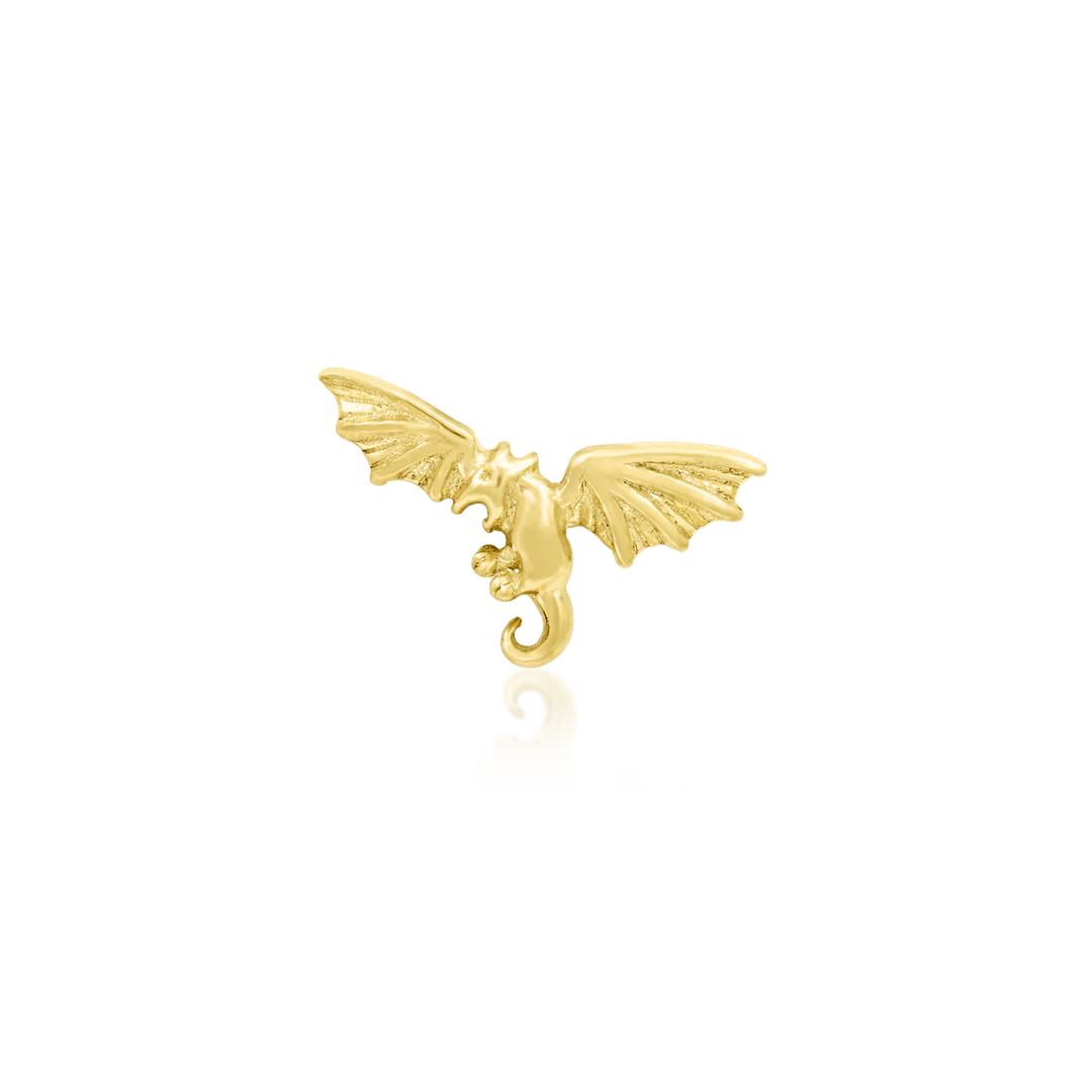 DUNGEONS AND 14K GOLD  - THREADLESS END piercing-zone.com