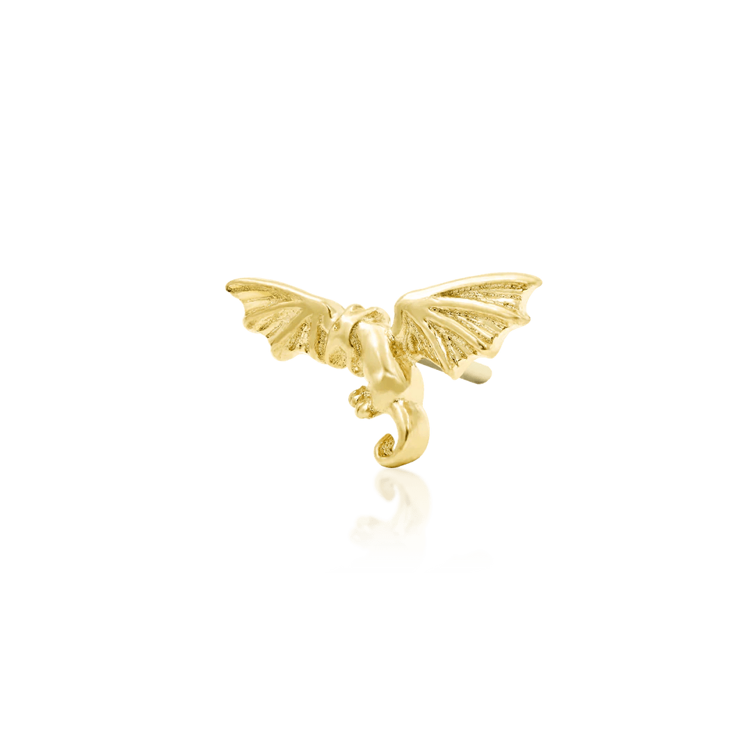 DUNGEONS AND 14K GOLD  - THREADLESS END piercing-zone.com