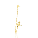Elora Chains – 14K Gold & Swarovski CZ Dangle Threadless End