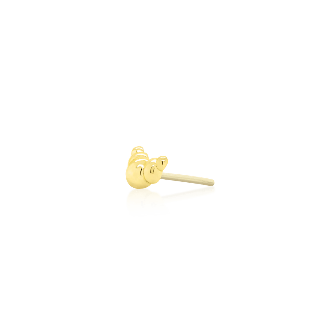 CROISSANT-14K GOLD piercing-zone.com