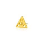 DEATHLY HALLOWS-14K GOLD piercing-zone.com