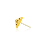 DEATHLY HALLOWS-14K GOLD piercing-zone.com