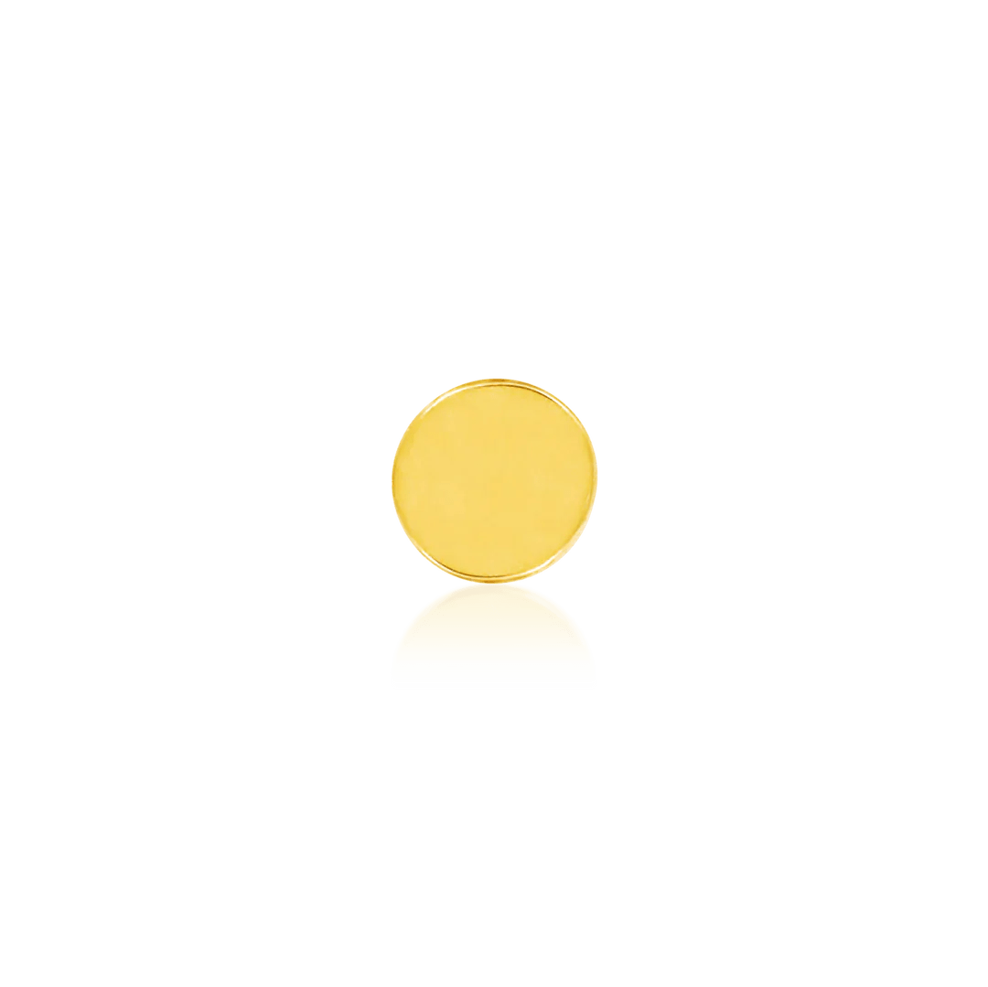 SOLID GOLD DISK-14K GOLD piercing-zone.com
