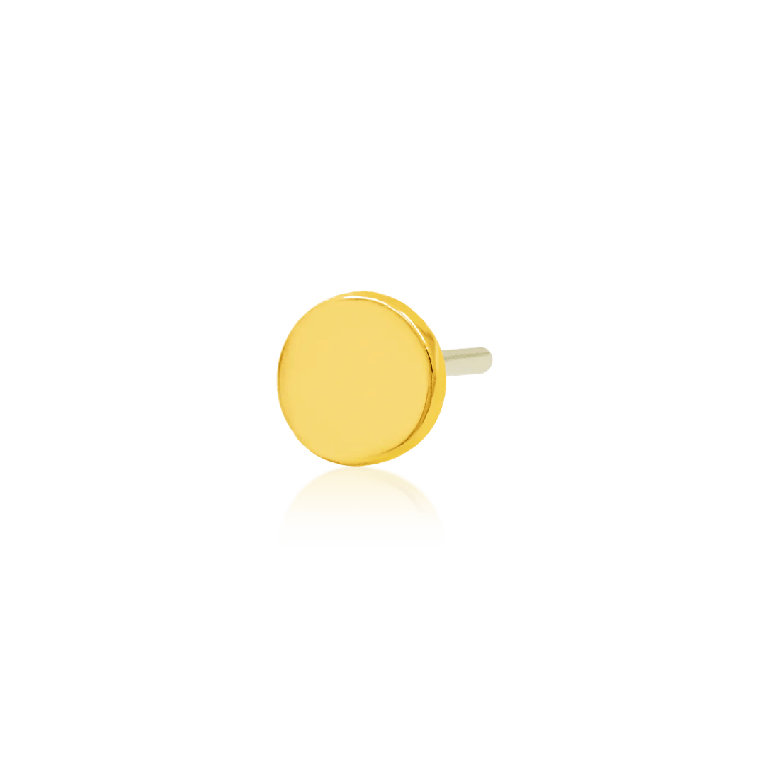 SOLID GOLD DISK-14K GOLD piercing-zone.com