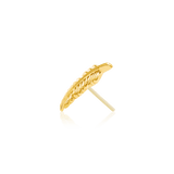 FEATHER QUILL-14K GOLD piercing-zone.com