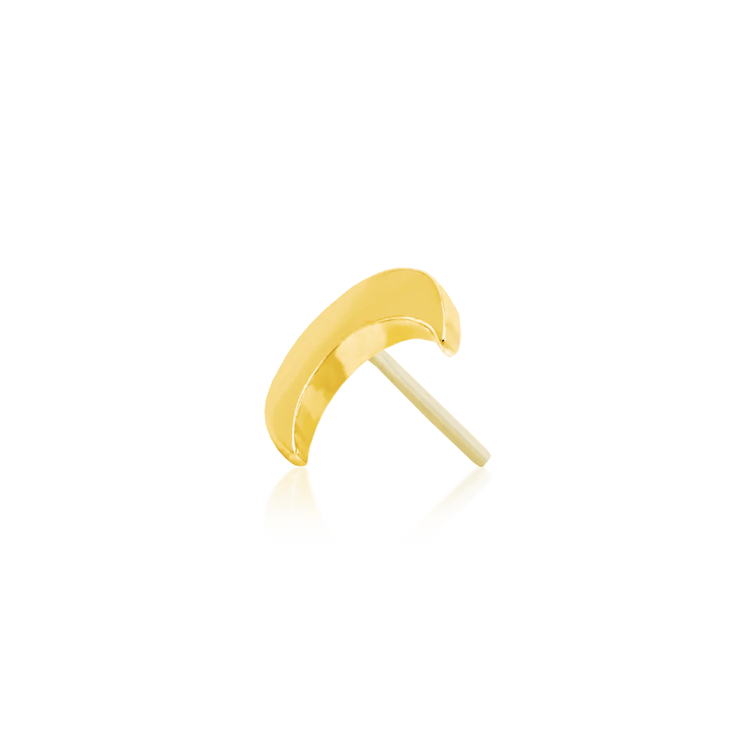 GOLD MOON-14K GOLD piercing-zone.com