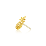 SOLID GOLD PINEAPPLE-14K GOLD piercing-zone.com