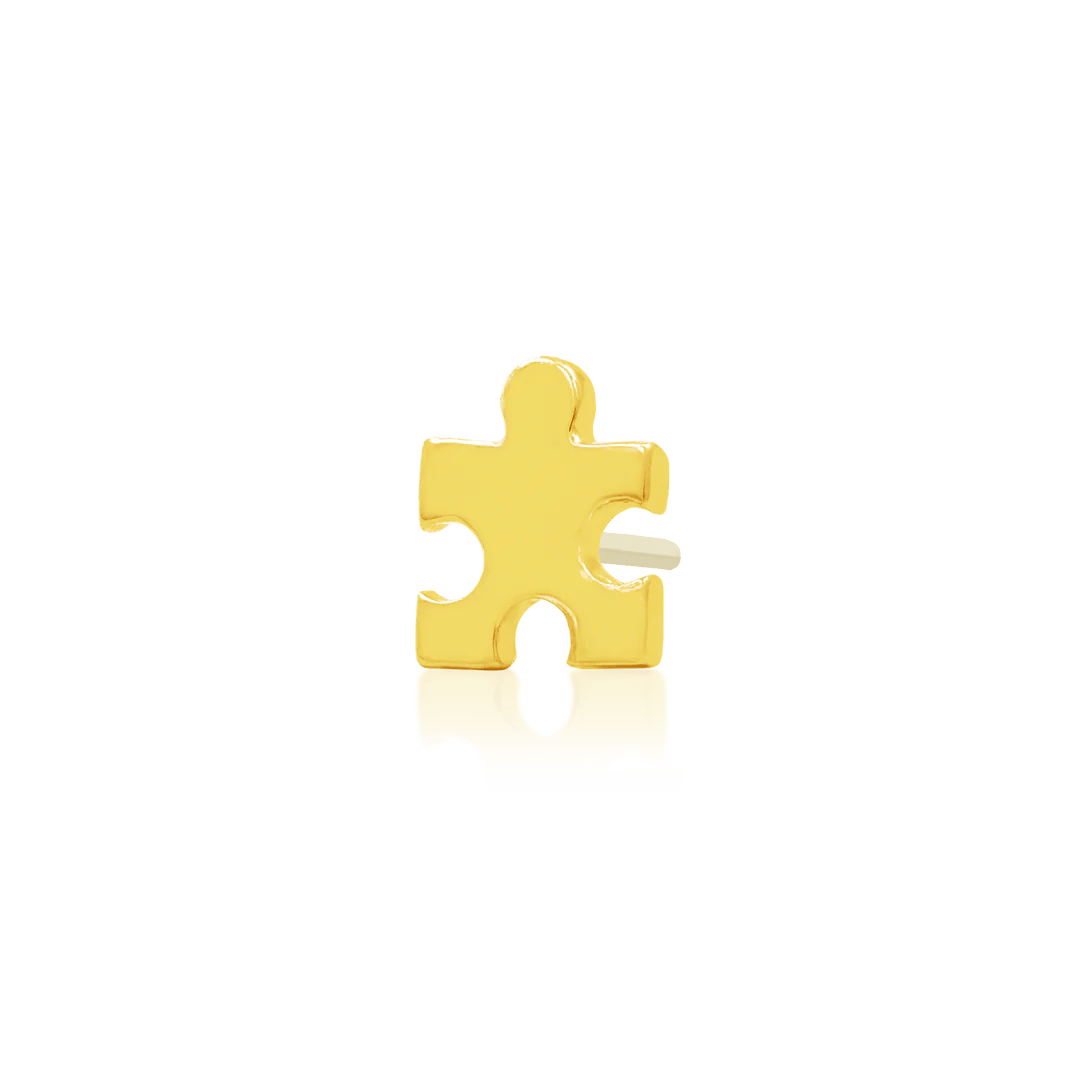 PUZZLE PIECE-14K GOLD piercing-zone.com