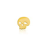 14K GOLD SKULL  - THREADLESS END piercing-zone.com