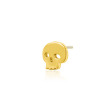 14K GOLD SKULL  - THREADLESS END piercing-zone.com
