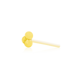 GOLD TRI-BEAD-14K GOLD piercing-zone.com