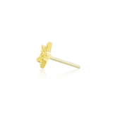HAMMERED STAR-14K GOLD piercing-zone.com