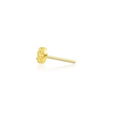 HAMMERED DISK-14K GOLD piercing-zone.com