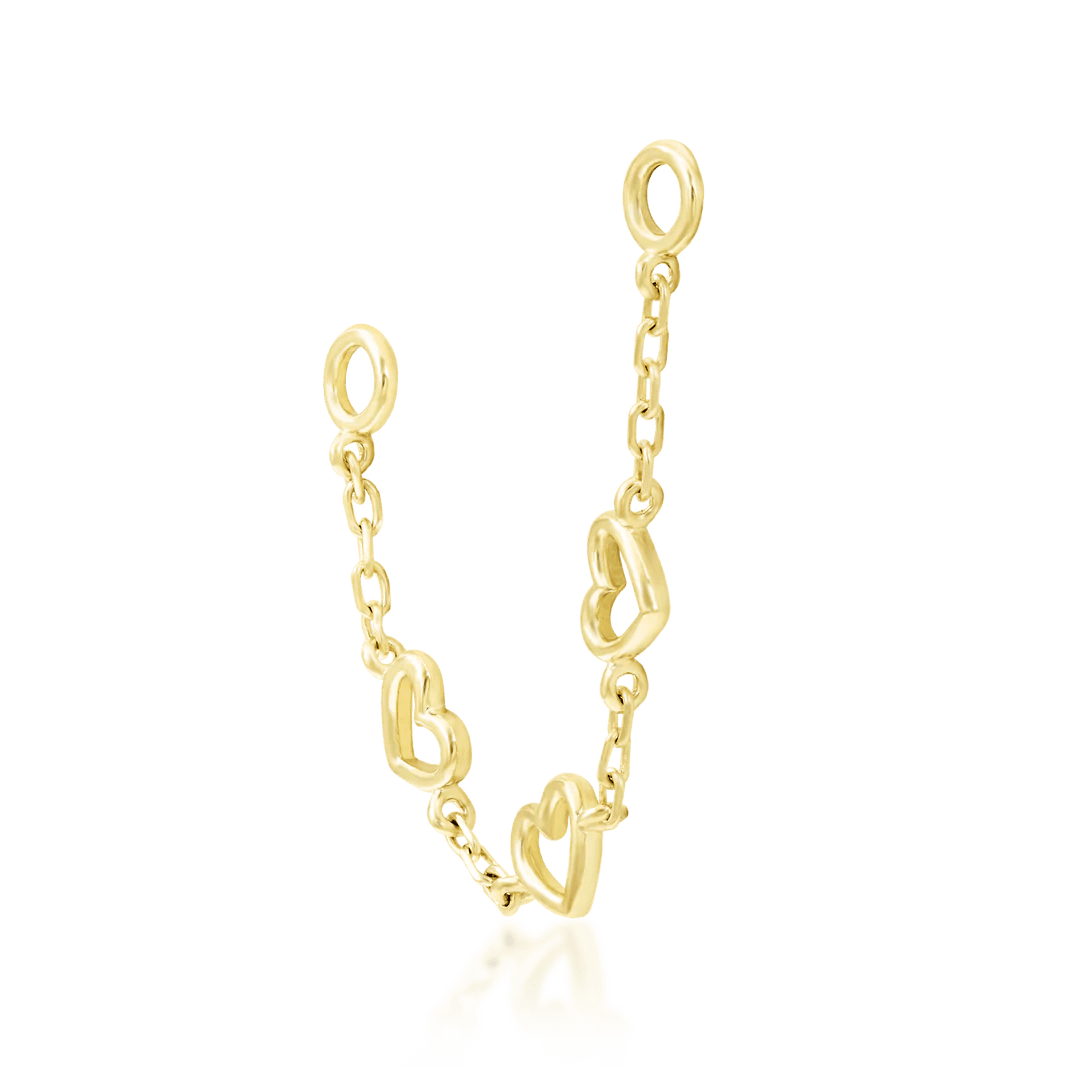 Lots of Love Chains – 14K Gold Charm